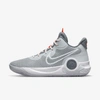 Nike Kd Trey 5 Ix Basketball Shoes In Pure Platinum/white/cool Grey/total Orange