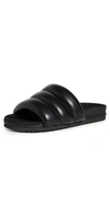 Roam The Puffy Slide Sandal In Black