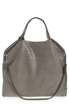 Stella Mccartney Falabella Small Tote Bag In 1220 Light Grey