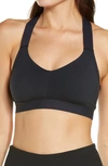 Natori Low Impact Dynamic Racerback Sports Bralette In Black