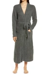 Skims Cozy Knit Bouclé Robe In Juniper