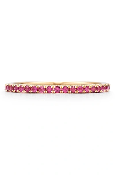 Kwiat 18kt Rose Gold Sapphire Stackable Ring In Rosa