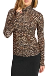 ESSENTIEL ANTWERP ALTIPLANO LEOPARD PRINT TURTLENECK TOP,ALTIPLANO