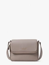 Kate Spade Run Around Large Flap Crossbody In Mineral Grey