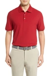 Cutter & Buck Advantage Classic Fit Tipped Drytec Polo In Card Red