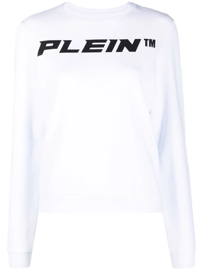 Philipp Plein Logo印花卫衣 In White