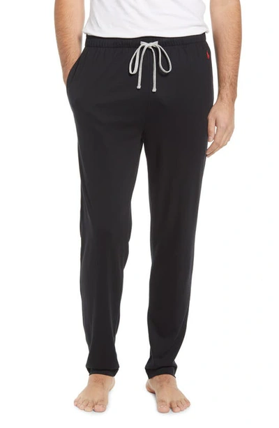 Polo Ralph Lauren Men's Big & Tall Cotton-blend-fleece Trousers In Polo Black