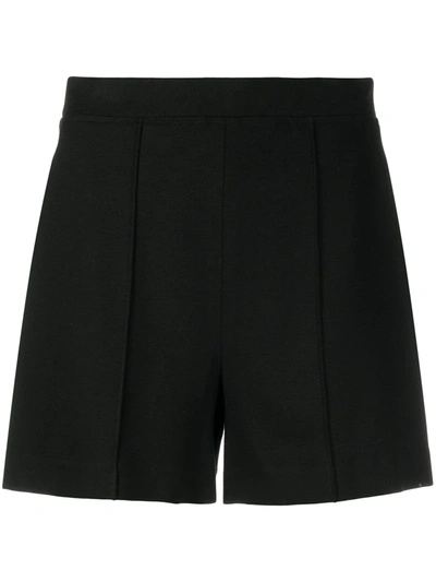 Rosetta Getty High-waisted Cotton Shorts In Black