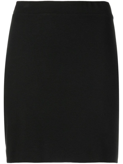 Rosetta Getty High-waisted Bodycon Mini Skirt In Black