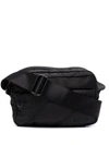 Ganni Recycled Tech Fabric Festival Cross-body Bag In Black