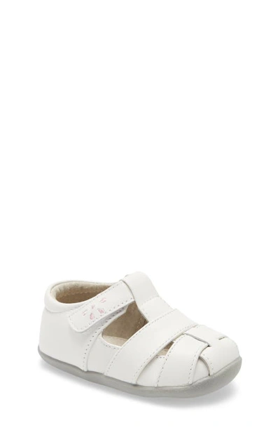 See Kai Run Kids' Girls' Brook Iii Leather Mary-jane Flats - Baby, Toddler In White