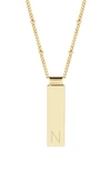 BROOK & YORK BROOK AND YORK MAISIE INITIAL PENDANT NECKLACE,BYN1201G