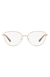 Michael Kors Demo Cat Eye Ladies Eyeglasses Mk3030 1108 54 In Rose Gold
