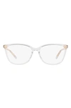 Michael Kors 55m Cat Eye Optical Glasses In Clear