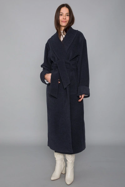 Mykke Hofmann Wool Coat Mila In Grey