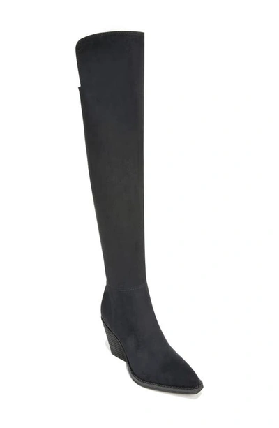 Zodiac Women's Ronson Over-the-knee Western Boots Women's Shoes In Black/ Black