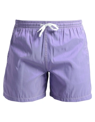 Fiorio Swim Trunks In Purple