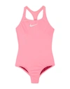 Nike Kids' One-piece Swimsuits In Pink