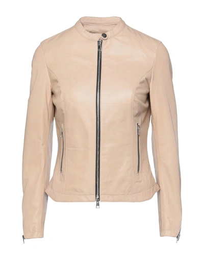 Delan Jackets In Beige