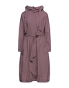 Herno Overcoats In Mauve