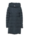Woolrich Down Jackets In Dark Blue