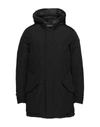 Woolrich Down Jackets In Black