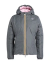 K-way Down Jackets In Grey