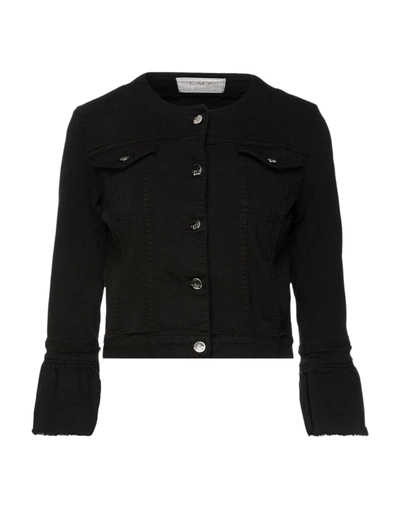 Kaos Jeans Denim Outerwear In Black