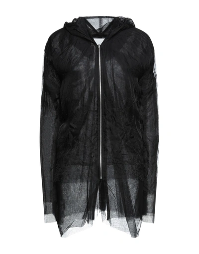 Maison Margiela Overcoats In Black