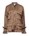 Erika Cavallini Jackets In Brown