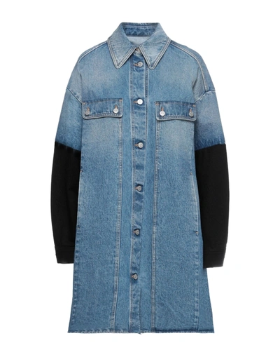 Mm6 Maison Margiela Denim Outerwear In Blue
