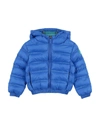 Invicta Down Jackets In Bright Blue