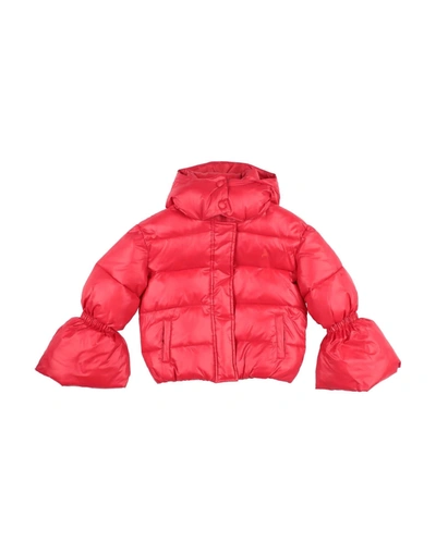 Patrizia Pepe Kids' Down Jackets In Red