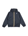 K-way Kids' Jackets In Dark Blue