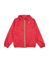 K-way Kids' Jackets In Red