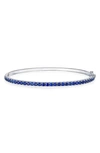 Kwiat 18k White Gold Sapphire Bracelet In Blue Sapphire