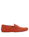 Tod's Loafers In Red