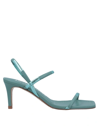 Pedro Garcia Sandals In Sage Green