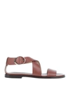 Doucal's Sandals In Tan