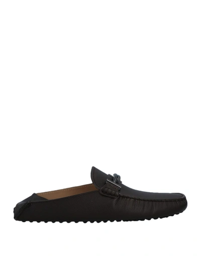 Tod's Mules & Clogs In Dark Brown