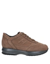 Hogan Sneakers In Brown