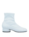 Maison Margiela Ankle Boots In White