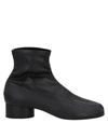 Maison Margiela Ankle Boots In Dark Brown