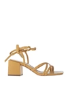Ottod'ame Sandals In Yellow
