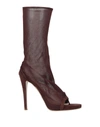 Ermanno Scervino Ankle Boots In Brown