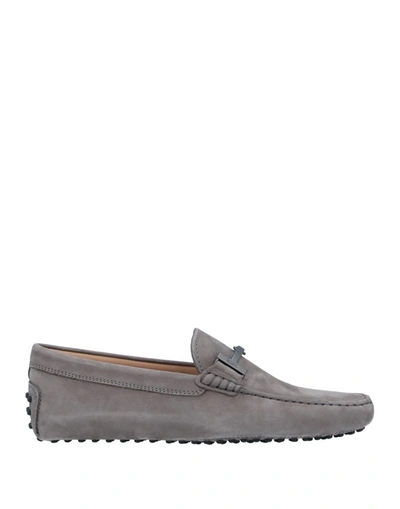Tod's Loafers In Gray