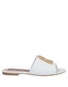 Moschino Sandals In White