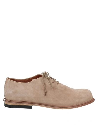 Shoto Lace-up Shoes In Beige