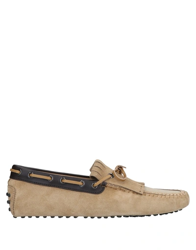 Tod's Loafers In Beige