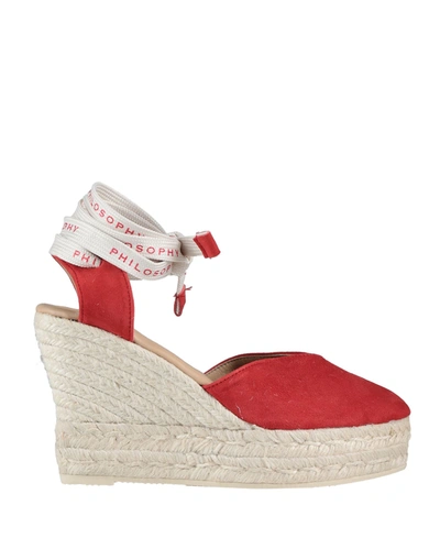 Philosophy Di Lorenzo Serafini Espadrilles In Red